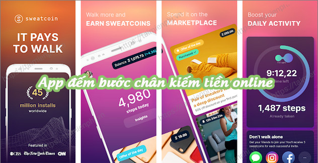 Top 10 app đếm bước chân kiếm tiền online cho iphone ios và android 2022 | Khóa học lập trình cho trẻ em | lập trình game | lập trình web | lập trình scratch | lập trình python