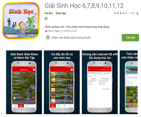 Top 9 app giải bài tập sinh học miễn phí trên điện thoại 2023 | Khóa học lập trình cho trẻ em | lập trình game | lập trình web | lập trình scratch | lập trình python