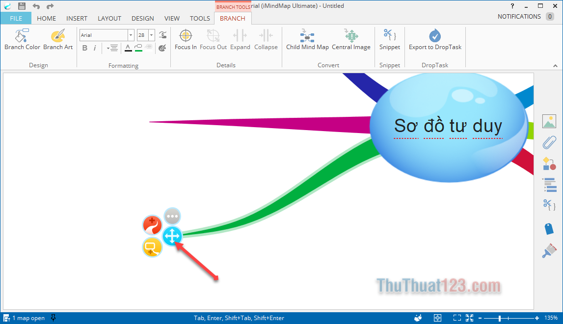 Hướng dẫn vẽ sơ đồ tư duy bằng phần mềm iMindMap