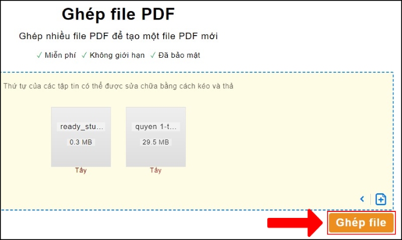 Cách ghép 2 hay nhiều file PDF thành một file PDF trên máy tính nhanh nhất