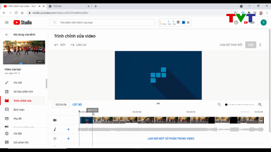 Hướng dẫn chỉnh sửa video trên YouTube nhanh chóng đơn giản | Khóa học lập trình cho trẻ em | lập trình game | lập trình web | lập trình scratch | lập trình python