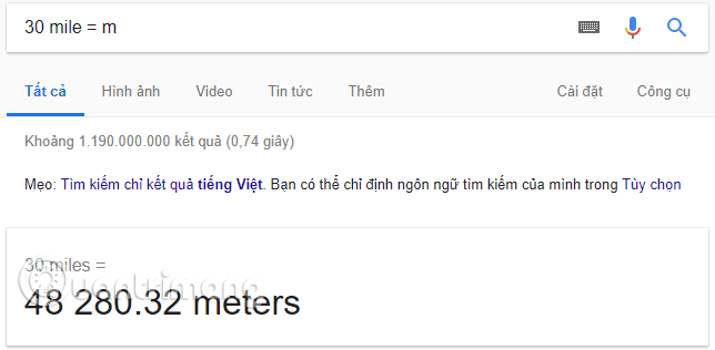 Những thủ thuật tìm kiếm nhanh trên Google mà bạn nên biết