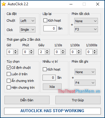 Cách sử dụng Auto Click phần mềm tự động click chuột máy tính
