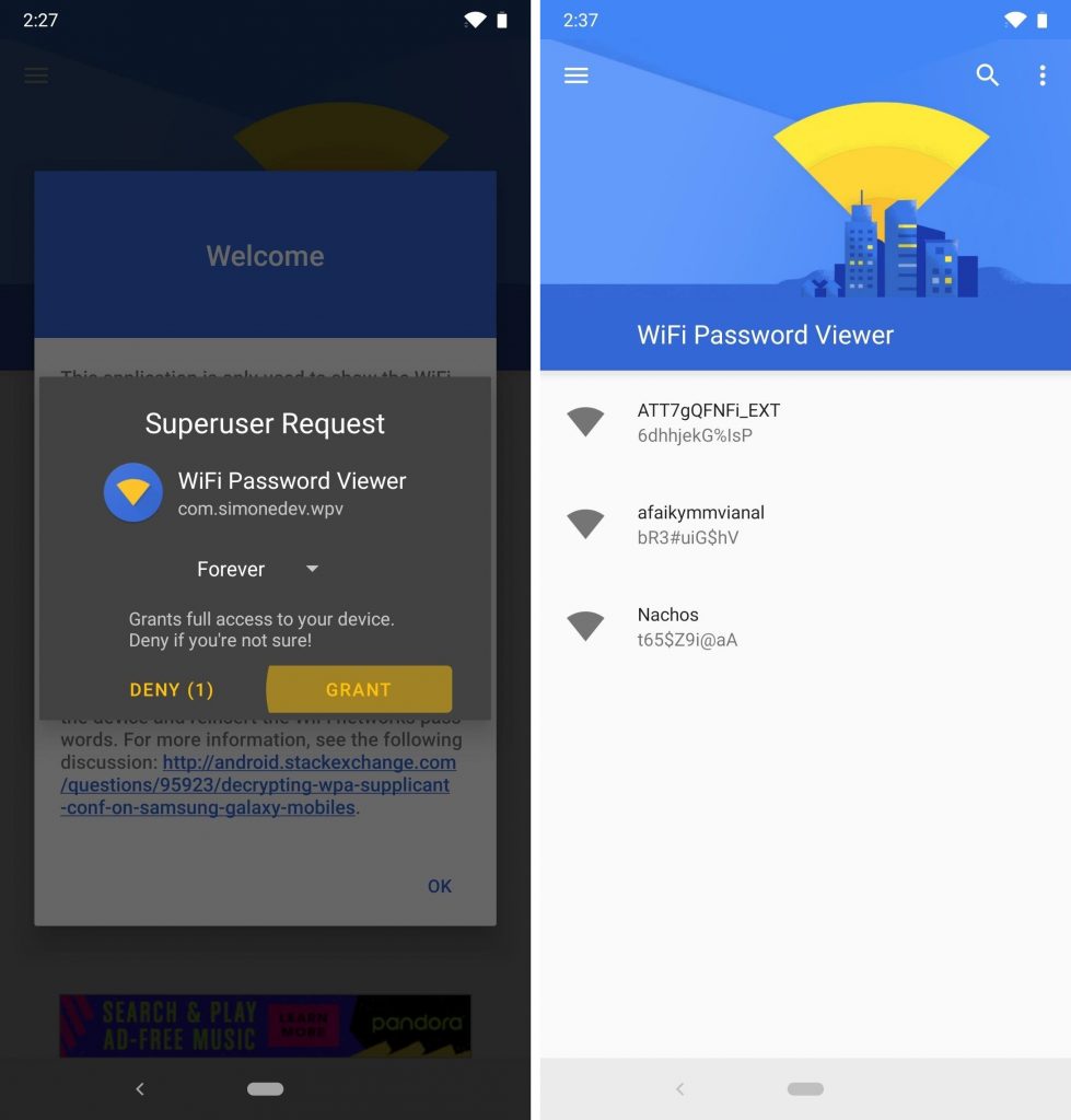 Thủ thuật xem lại mật khẩu wifi trên điện thoại Android khi cần