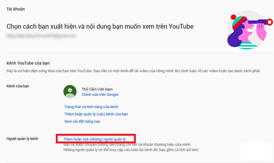 Cách Chuyển Kênh Youtube Sang Gmail Khác chi tiết đầy đủ nhất