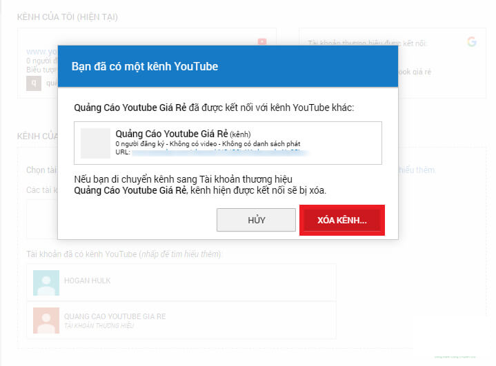 Cách Chuyển Kênh Youtube Sang Gmail Khác chi tiết đầy đủ nhất