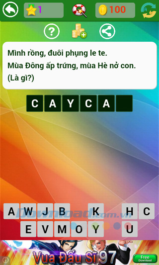 Đáp án trò chơi Đố vui dân gian – Phần 1		 2023 | Khóa học lập trình cho trẻ em | lập trình game | lập trình web | lập trình scratch | lập trình python