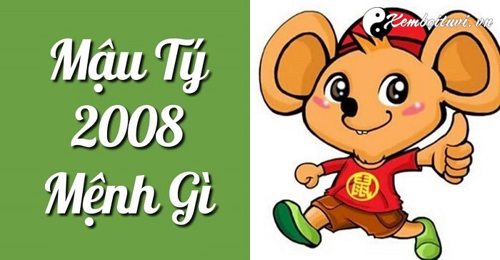 Năm 2008 là năm con gì? Sinh năm 2008 là mệnh gì? Tuổi gì?		 2023 | Khóa học lập trình cho trẻ em | lập trình game | lập trình web | lập trình scratch | lập trình python