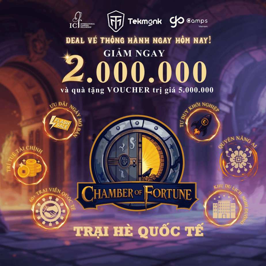 TRẠI HÈ QUỐC TẾ AI & TƯ DUY TÀI CHÍNH - CHAMBER OF FORTUNE: CHÍNH THỨC MỞ BÁN VÉ EARLY BIRD 2026 3 Ban sao cua Chamber of Fortune.pptx 16