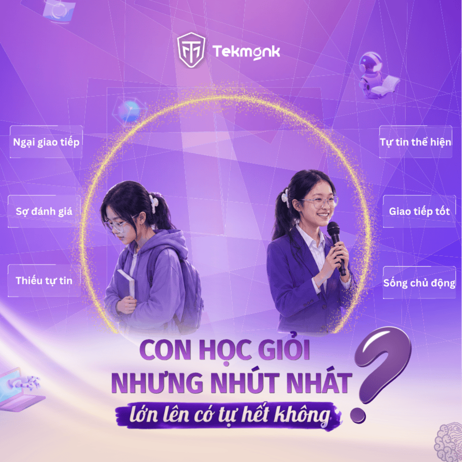 Con học giỏi nhưng nhút nhát, lớn lên có tự hết không? 4 Bai POST Camp 8